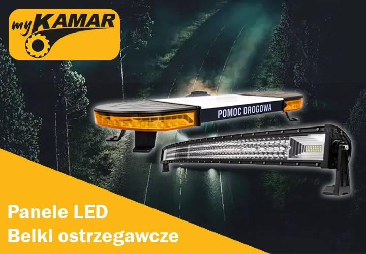 Penele LED i belki ostrzegawcze