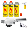 FLAME GUN Palnik gazowy z piezo zapalarką 920 x1 +  ALPEN CAMPING Kartusz Gazowy IK1004 400ml 227g x3