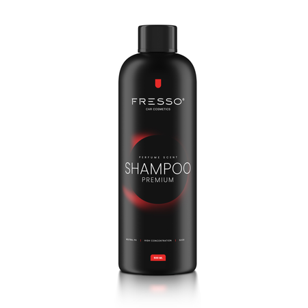 FRESSO Shampoo Premium szampon samochodowy 0,5L + FRESSO Rękawica z mikrofibry Cody Wash Mitt 19x28 cm , 90 g/m2 + FRESSO Ręcznik do osuszania Ashton Drying Towel 90x60 cm , 600 g/m2