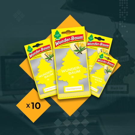 WUNDER-BAUM Drzewko zapachowe Vanillaroma / Wanilia x10