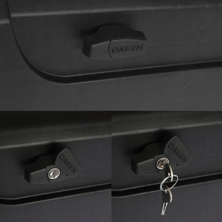DAKEN Skrzynka narzędziowa BLACKIT 550x250x295 23l / 20kg jeden zamek