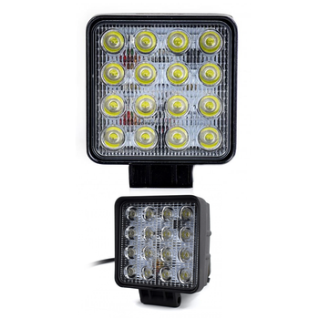 KAMAR Lampa robocza LED 16x LED 43W 2100lm flood kwadratowa