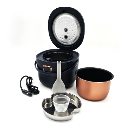 Multicooker turystyczny ryżowar samochodowy 2l 200W 12V 24V