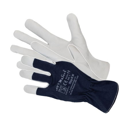 ART.MAS Rękawice ochronne robocze ocieplane RTOP-R WINTER kat.1 skóra licowa kozia r. 10