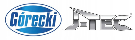 GÓRECKI Kołpaki samochodowe TECNA silver black 15"