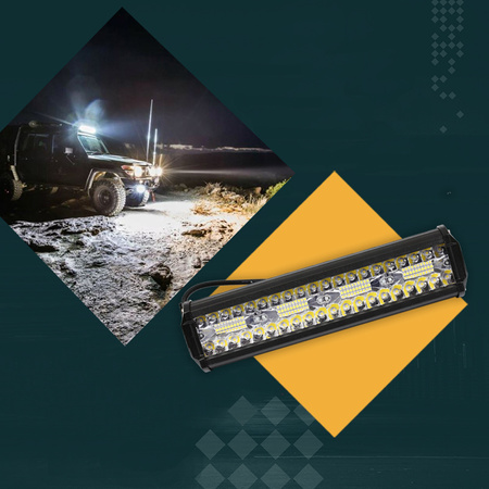 HERMON Panel lampa robocza LED x80 240W 12V 24V 30cm led bar