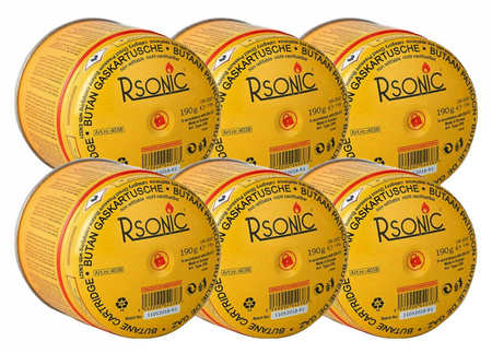 RSONIC Kartusz Gazowy 400ml 190g x6