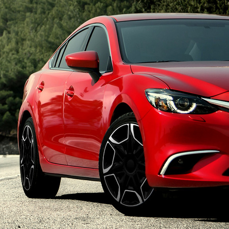 GÓRECKI Kołpaki samochodowe VARIDO silver black 16"