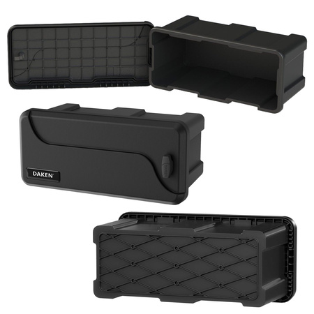 DAKEN Skrzynka narzędziowa BLACKIT 550x250x295 23l / 20kg jeden zamek