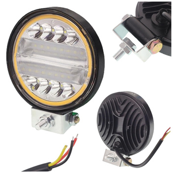 HERMON Lampa robocza okrągła 24 LED 12-24V + COB 24x3W FI 110 gr. 20mm