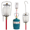AG Lampa gazowa turystyczna na butlę KINGA3 0,6kW + VITKOVICE MILMET Butla gazowa turystyczna 1kg 2,4l przyłącze 3/8'' od góry PROPAN - BUTAN, LPG