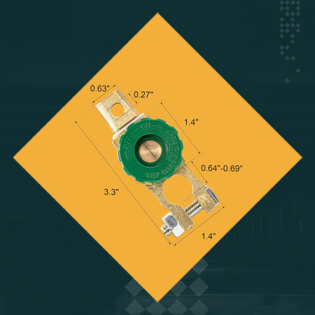 KAMAR Hebel odłącznik akumulatora na klemę minus 12-24V 500A