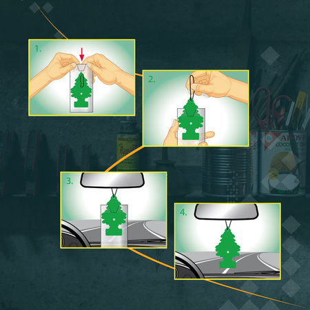 WUNDER-BAUM Drzewko zapachowe New car / Nowy Samochód