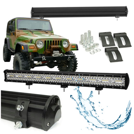 HERMON Panel lampa robocza LED x200 600W 12V 24V 71cm led bar OFF - ROAD