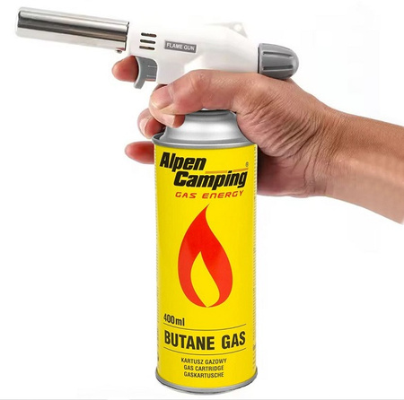 Palnik gazowy z zapalnikiem piezoelektrycznym