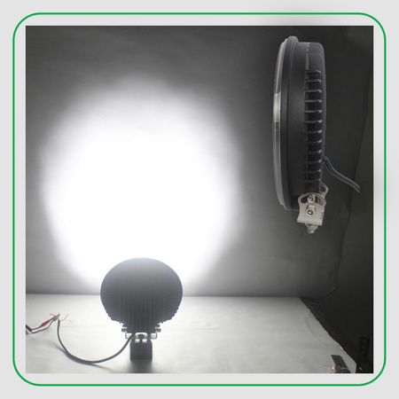 KAMAR Lampa reflektor dalekosiężny drogowy 23 LED z pozycją 12/24V 7480lm 103W, 1,7W x2