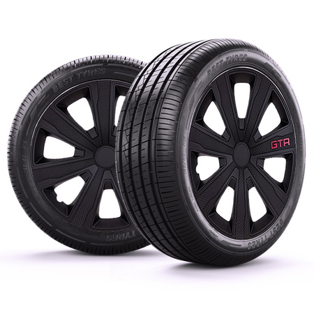 GÓRECKI Kołpaki GTR CARBON BLACK 16"