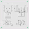 KAMAR Wtyczka + Gniazdo 2 PIN 24V 300A SW5 + SW4 zestaw