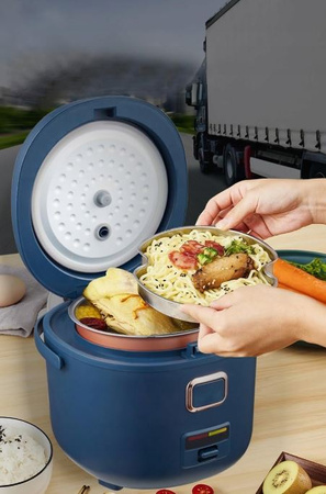 Multicooker turystyczny ryżowar samochodowy 2l 200W 12V 24V
