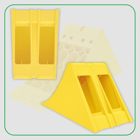 LOKHEN Klin pod koła żółty E36 336x123x148mm