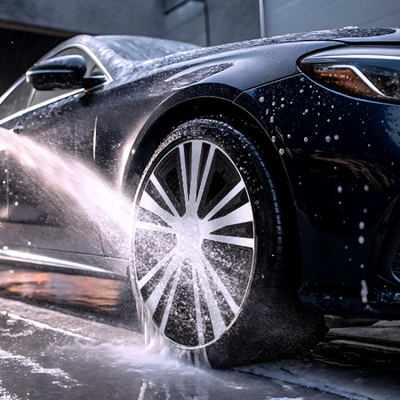 CARFIELD Kołpaki samochodowe SPIN srebrno czarne 16" x4