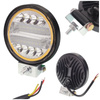 HERMON Lampa robocza okrągła 24 LED 12-24V + COB 24x3W FI 110mm gr. 35mm