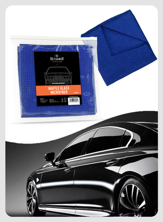 Deturner Waffle Glass Microfiber mikrofibra waflowa do szyb 40x40cm
