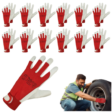 ART.MAS Rękawice ochronne robocze RTOP-EX kat. 2 skóra licowa kozia r. 10 x12