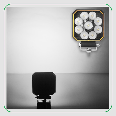 KAMAR Lampa robocza LED OSRAM x9 20W 1133lm 12/24V flood kwadratowa