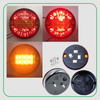 KAMAR Lampa tylna zespolona LED okrągła "hamburger" 3 funkcje 12/24V x2