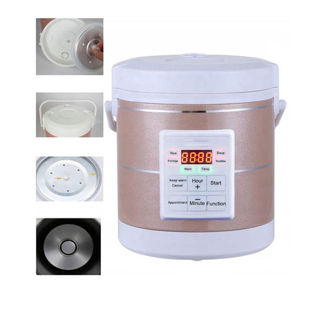 TRAKER Multicooker turystyczny ryżowar samochodowy 3L 220W 12V 24V TIR BUS