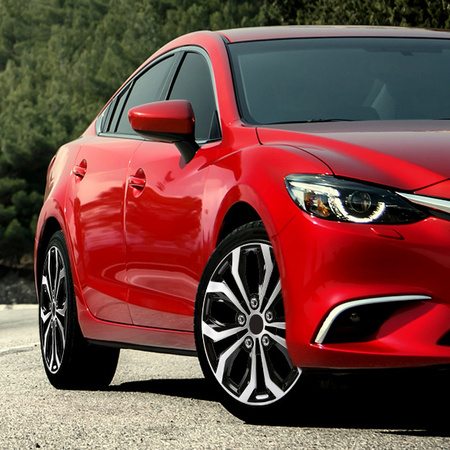 GÓRECKI Kołpaki samochodowe HORNET silver black 15"