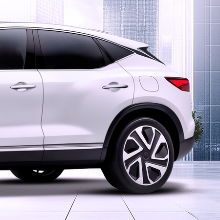 GÓRECKI Kołpaki ST SILVER BLACK 15"