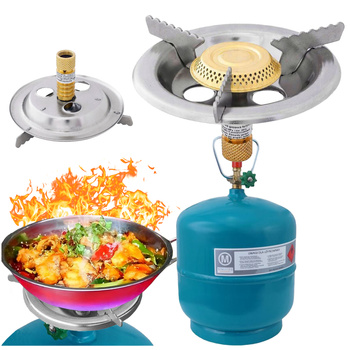 AG Kuchenka turystyczna na butle gazową ASIA1 mała palnik Ø14cm 1,4kW + VITKOVICE MILMET Butla gazowa turystyczna 3kg 7,2l przyłącze 3/8'' od góry PROPAN - BUTAN, LPG