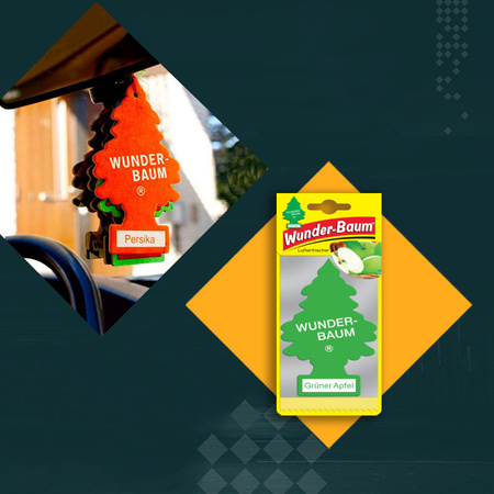 WUNDER-BAUM Drzewko zapachowe Green Apple / Gruner Apfel / Zielone Jabłuszko x10