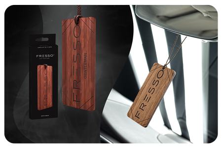 FRESSO Gentleman drewniana zawieszka zapachowa x3
