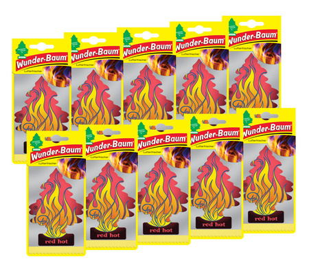 WUNDER-BAUM Drzewko zapachowe Red Hot x10