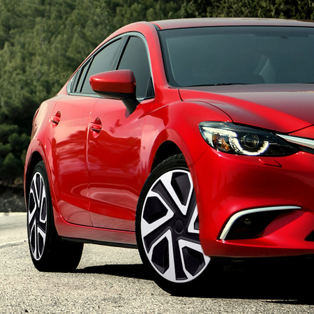 GÓRECKI Kołpaki ST SILVER BLACK 15"