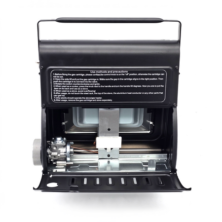 Piecyk gazowy turystyczny z funkcją kuchenki