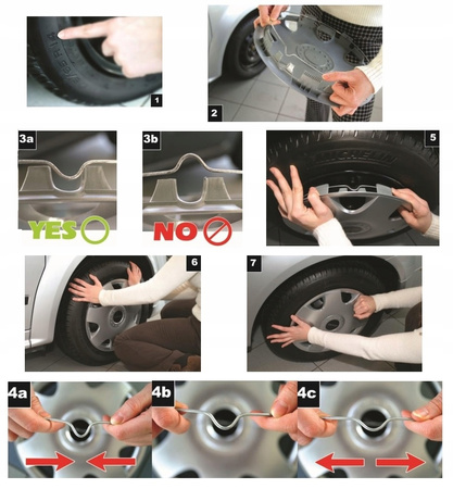 GÓRECKI Kołpaki GIGA R 16”