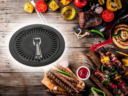 MaxiCamp Nakładka grillowa okrągła do kuchenki turystycznej GRILL PLATE