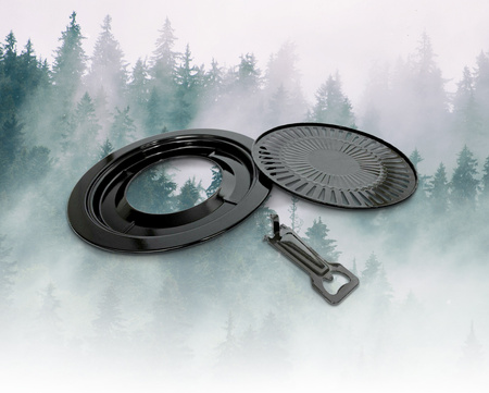 MaxiCamp Nakładka grillowa okrągła do kuchenki turystycznej GRILL PLATE