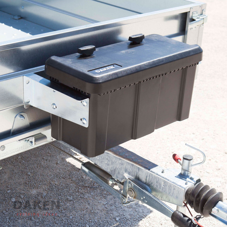 DAKEN Skrzynka narzędziowa BLACKIT 550x250x295 23l / 20kg jeden zamek