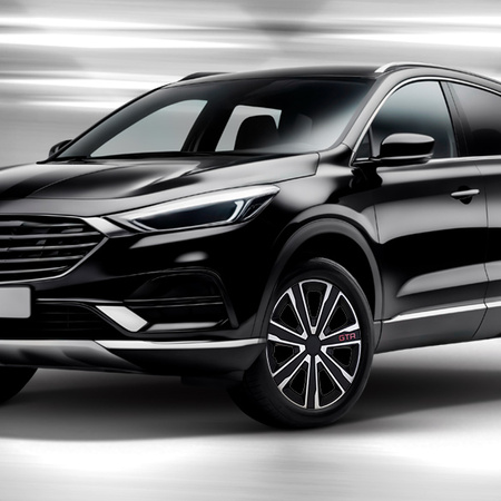 GÓRECKI Kołpaki GTR CARBON SILVER BLACK 15"