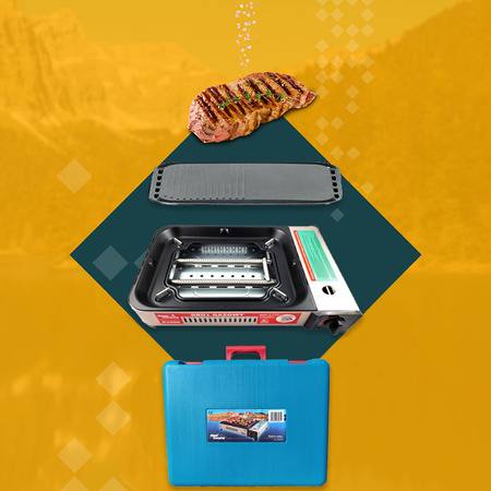 ALPEN CAMPING Grill turystyczny SIERRA K2000
