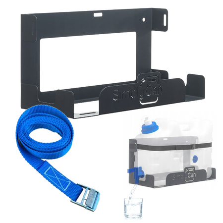 SimplyCan Metalowy uchwyt mocowanie kanistra pojemnika na wode 10L 15L 20L