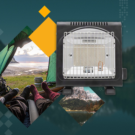 ALPEN CAMPING Piecyk gazowy IK-1100 x1 + ALPEN CAMPING Kartusz Gazowy IK1004 400ml 227g x4