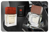 FRESSO Signature Man drewniana zawieszka zapachowa + perfumy samochodowe 50ml