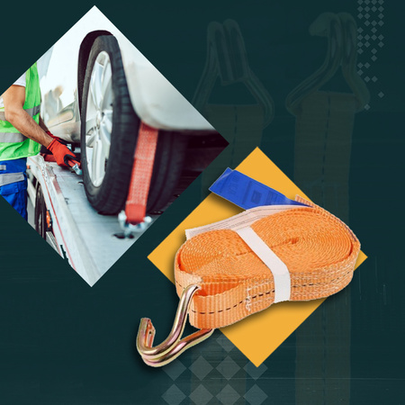 HERMON Pas transportowy 1t 4m 25mm x2