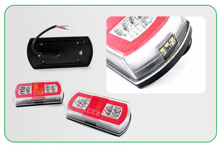 KAMAR Lampa tylna zespolona 27 LED 12/24 V prawa